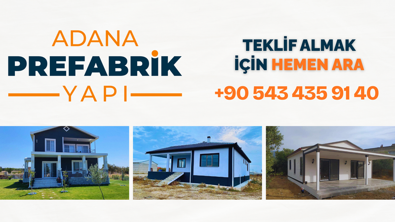 adana prefabrik yapı